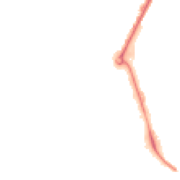 Night-time road noise heatmap for DN15 6SE