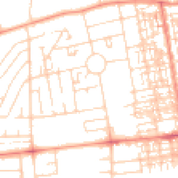 Daytime road noise heatmap for DN15 8EY