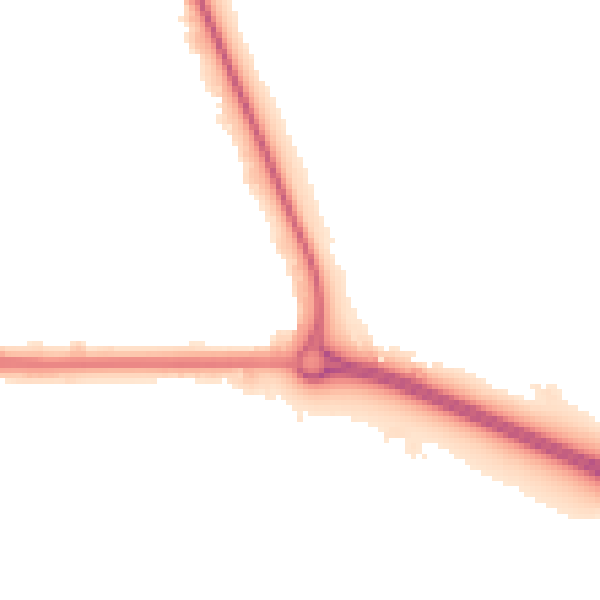 Night-time road noise heatmap for DN16 1AE