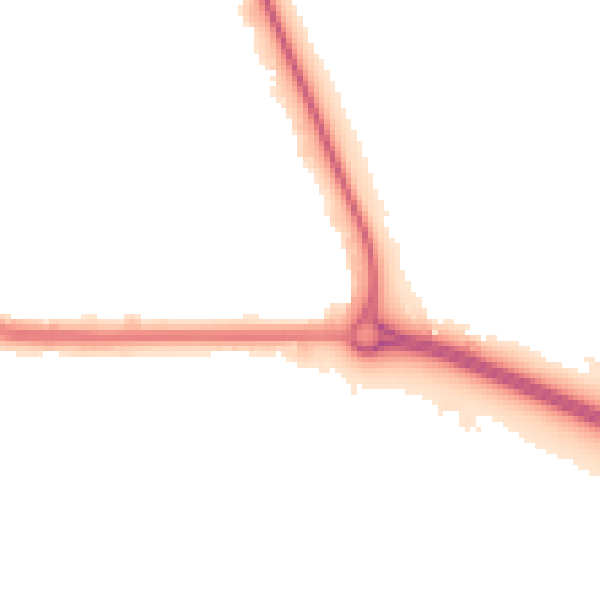 Night-time road noise heatmap for DN16 1AL