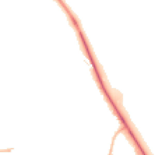Night-time road noise heatmap for DN16 1DQ