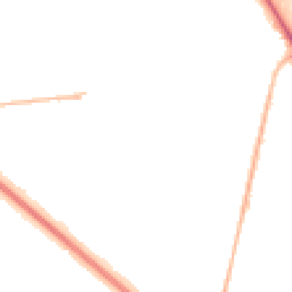 Night-time road noise heatmap for DN16 1JD