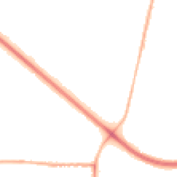 Night-time road noise heatmap for DN16 1QT