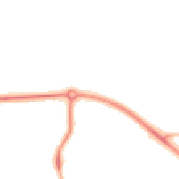 Night-time road noise heatmap for DN16 2BX