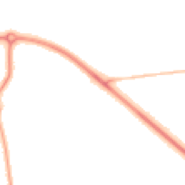 Night-time road noise heatmap for DN16 2EL