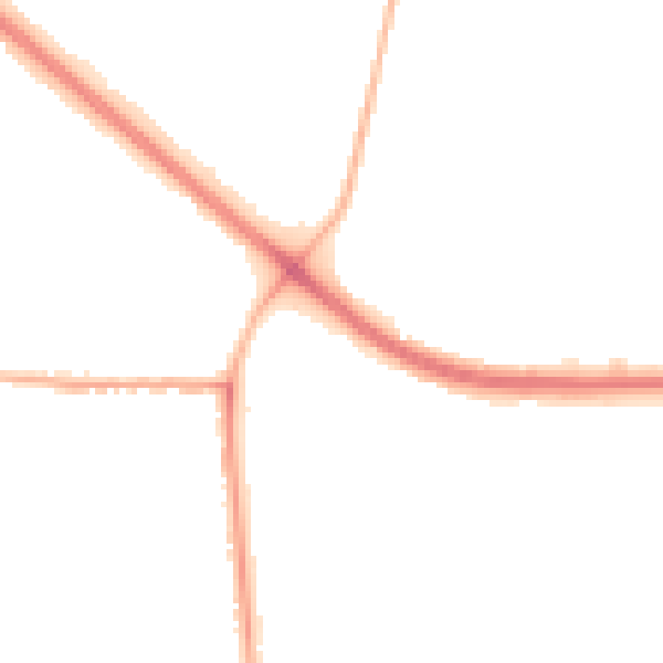 Night-time road noise heatmap for DN16 2FA