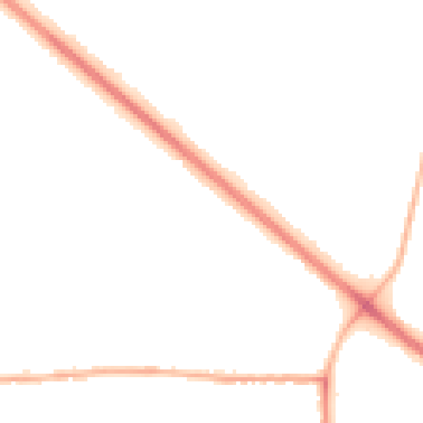 Night-time road noise heatmap for DN16 2LP