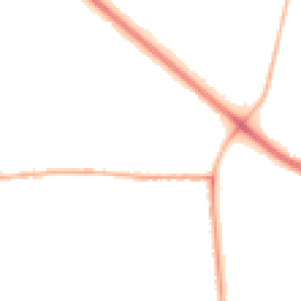 Night-time road noise heatmap for DN16 2NF