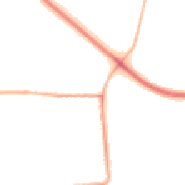Night-time road noise heatmap for DN16 2NN