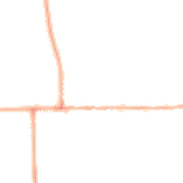 Night-time road noise heatmap for DN16 2SB