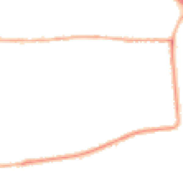 Night-time road noise heatmap for DN16 3DY