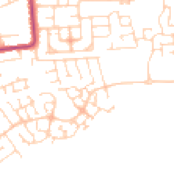 Daytime road noise heatmap for DN16 3GU