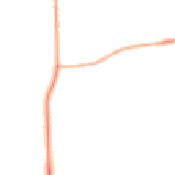 Night-time road noise heatmap for DN16 3LH