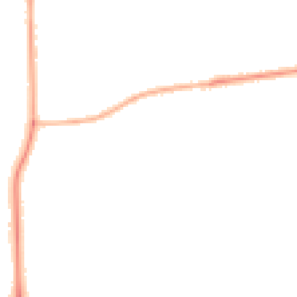 Night-time road noise heatmap for DN16 3LZ