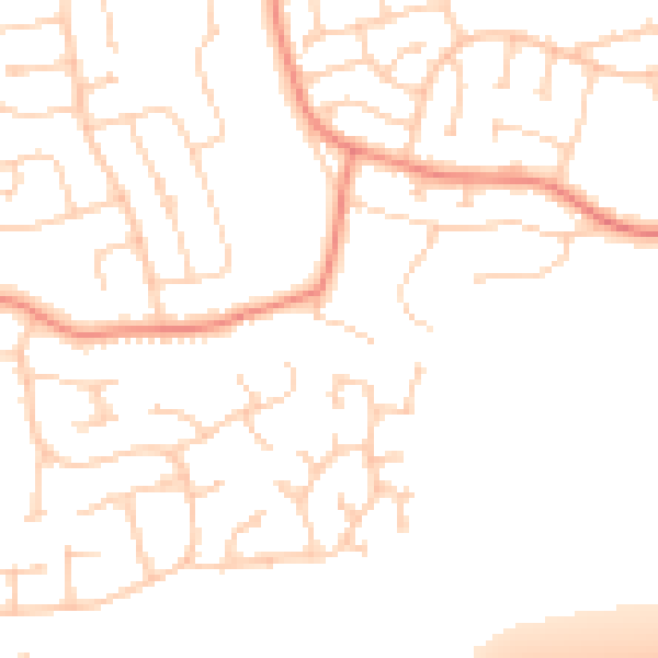 Daytime road noise heatmap for DN16 3RA