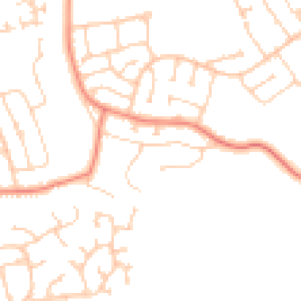 Daytime road noise heatmap for DN16 3RB