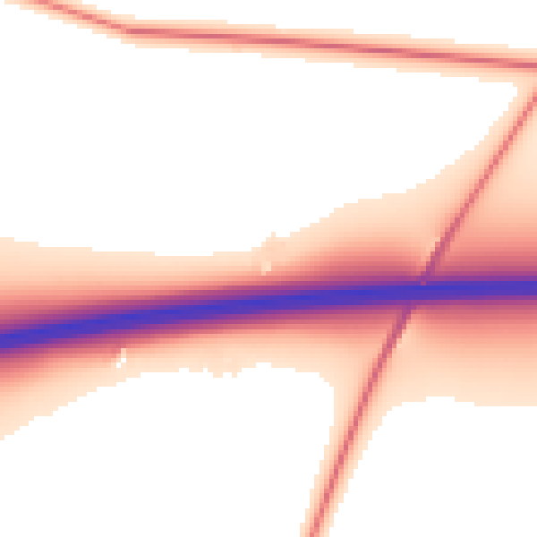 Daytime road noise heatmap for DN16 3RE