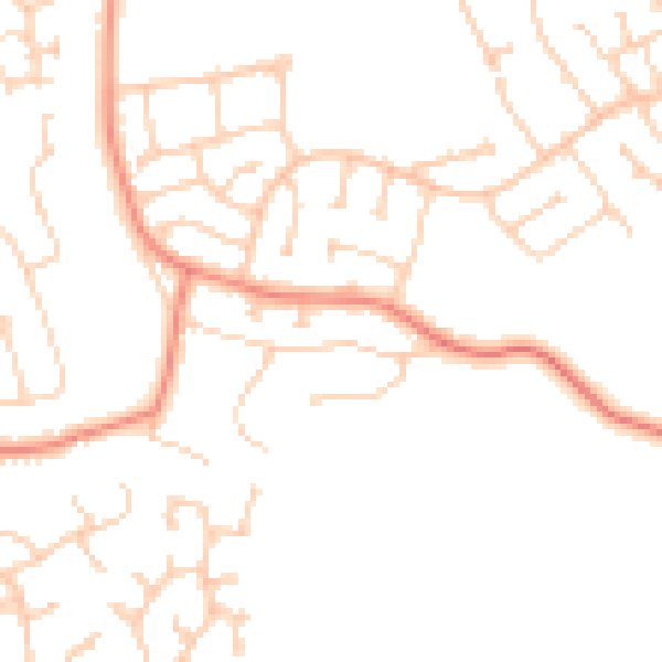 Daytime road noise heatmap for DN16 3RP