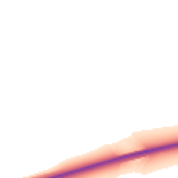 Night-time road noise heatmap for DN16 3WE