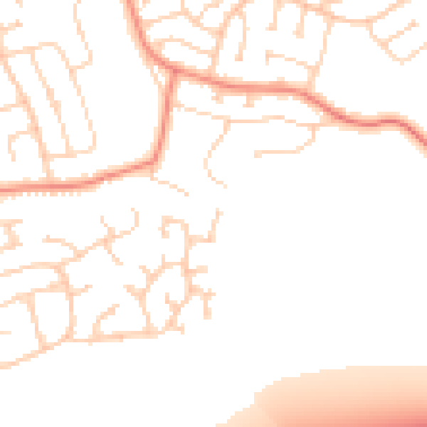 Daytime road noise heatmap for DN16 3WF