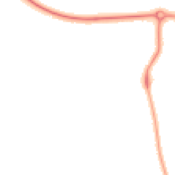Night-time road noise heatmap for DN17 1BH