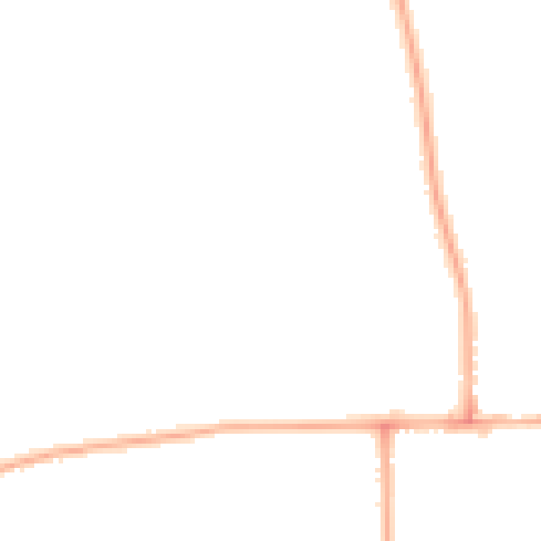 Night-time road noise heatmap for DN17 1BW