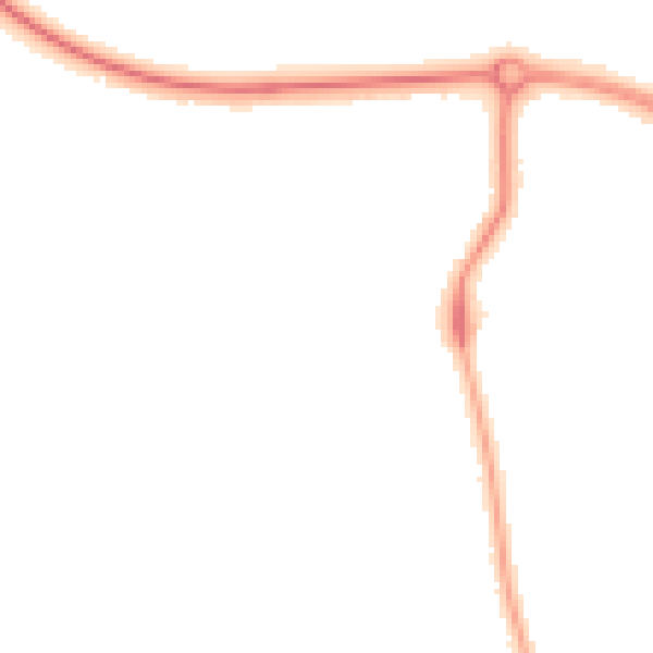 Night-time road noise heatmap for DN17 1DP