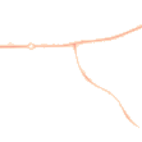 Night-time road noise heatmap for DN17 2XD