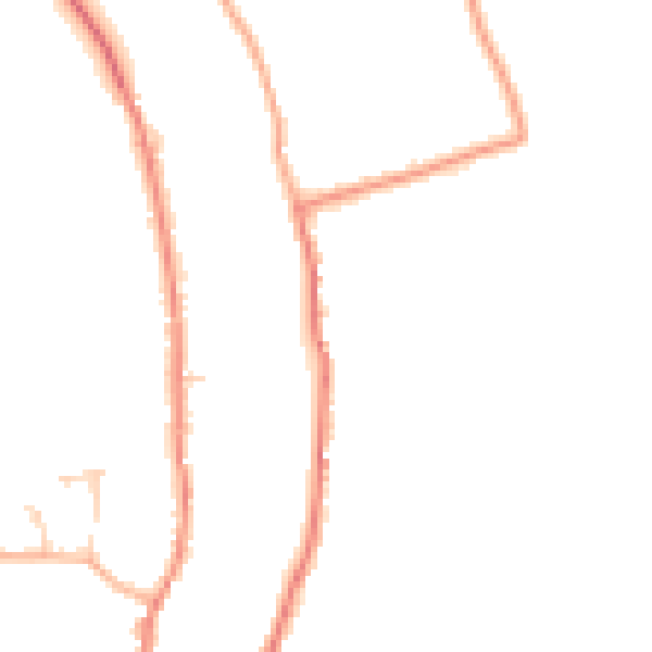 Daytime road noise heatmap for DN17 3AG