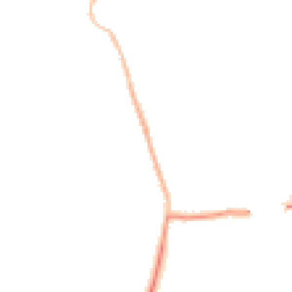 Night-time road noise heatmap for DN17 3BS