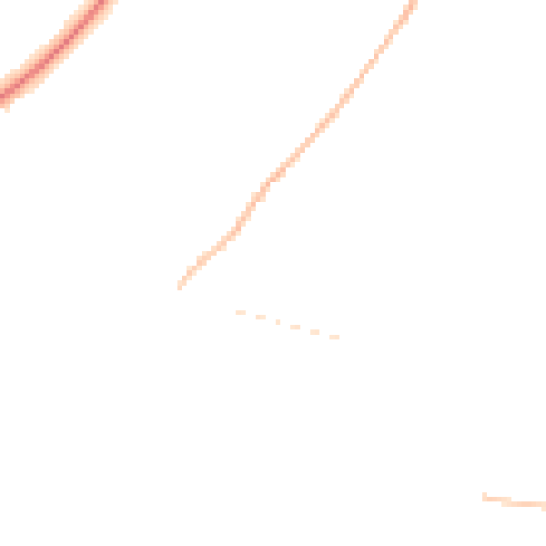 Night-time road noise heatmap for DN17 3NL