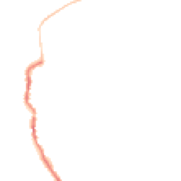 Night-time road noise heatmap for DN17 4BG