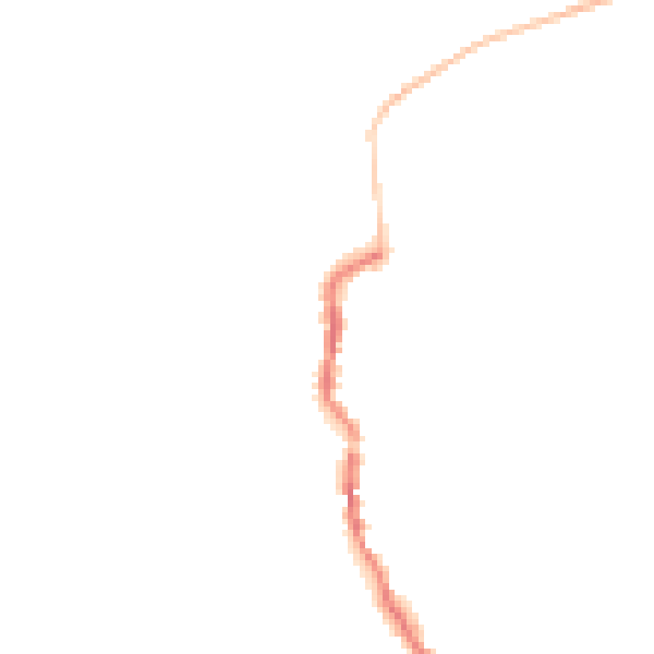 Night-time road noise heatmap for DN17 4LD