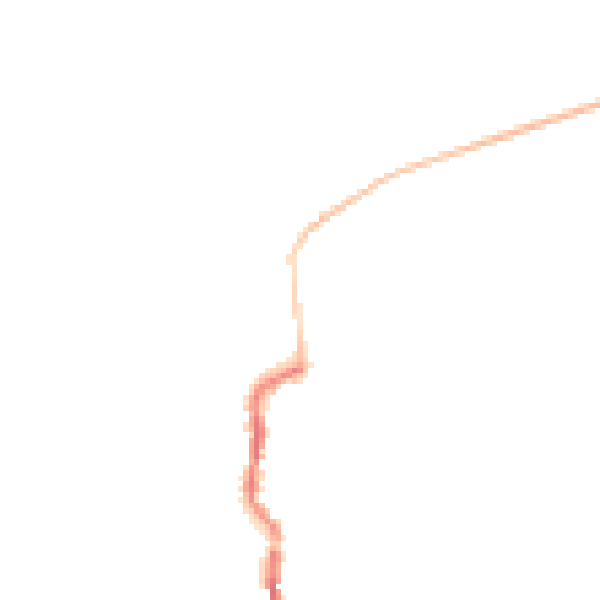 Night-time road noise heatmap for DN17 4LP