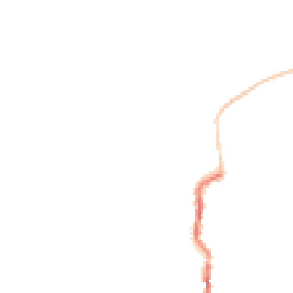 Night-time road noise heatmap for DN17 4NG