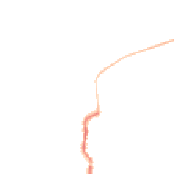 Night-time road noise heatmap for DN17 4NS