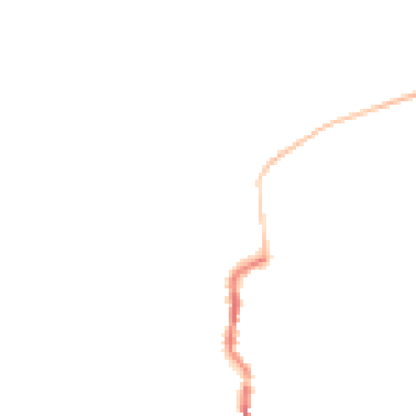 Night-time road noise heatmap for DN17 4NZ