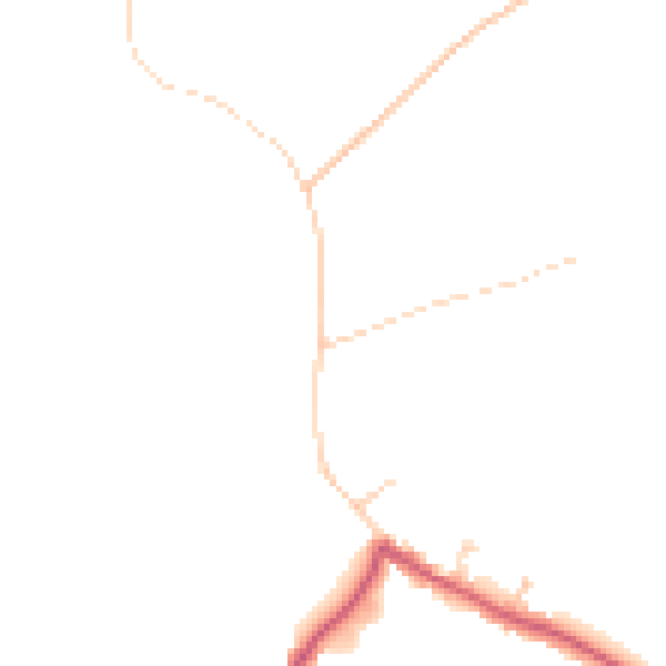 Daytime road noise heatmap for DN17 4QZ