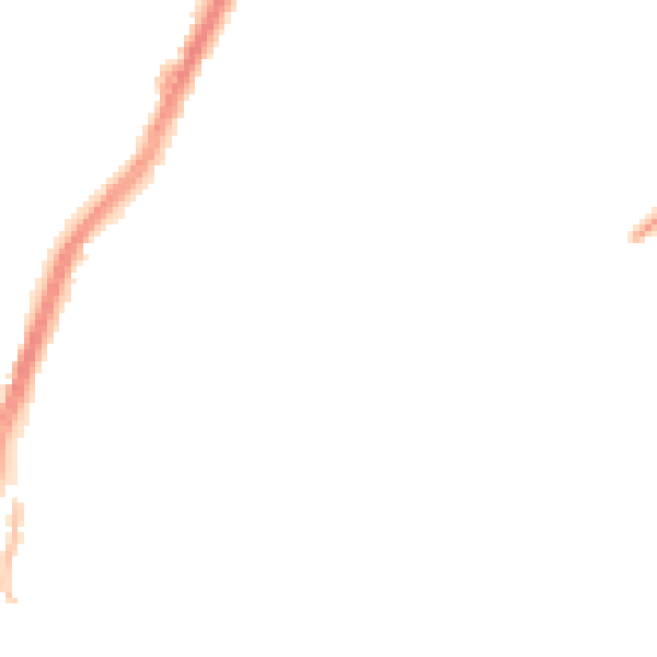 Night-time road noise heatmap for DN2 4AN