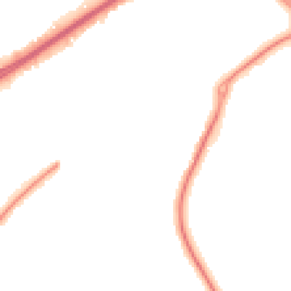 Night-time road noise heatmap for DN2 5RG