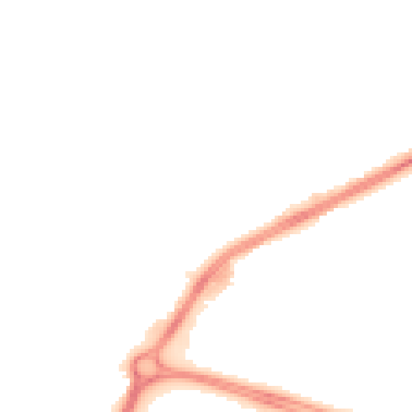 Night-time road noise heatmap for DN2 6DE