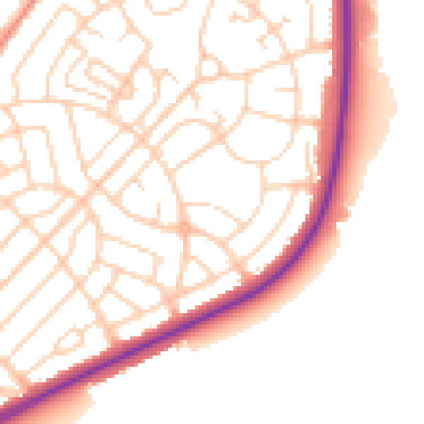 Daytime road noise heatmap for DN2 6JL