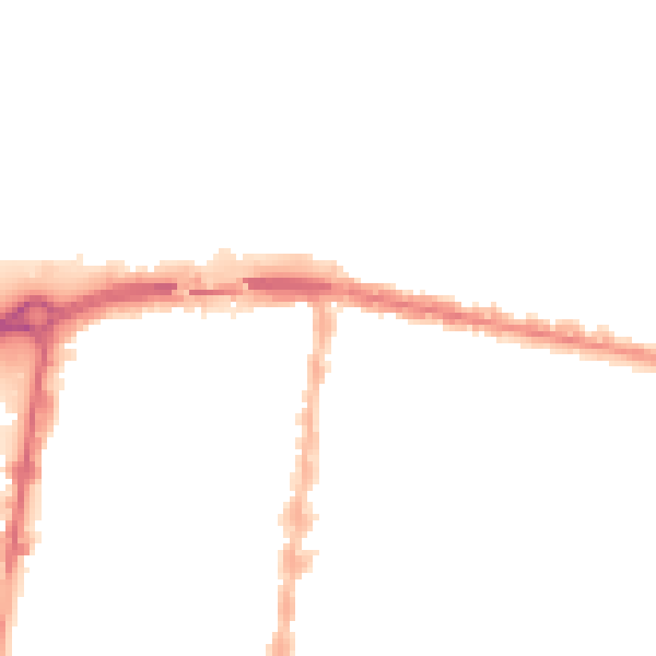 Night-time road noise heatmap for DN32 7AB