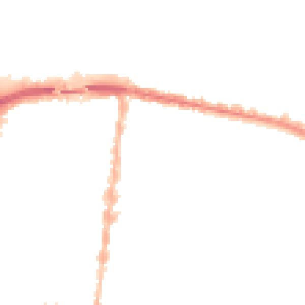 Night-time road noise heatmap for DN32 7DW