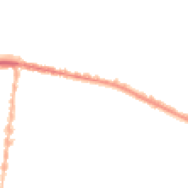 Night-time road noise heatmap for DN32 7ES