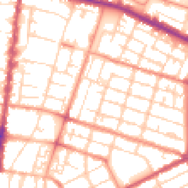 Daytime road noise heatmap for DN32 7FD
