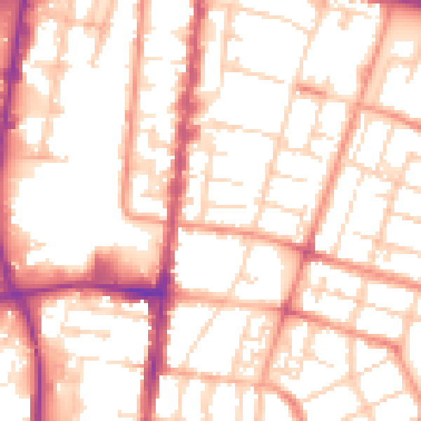 Daytime road noise heatmap for DN32 7FE