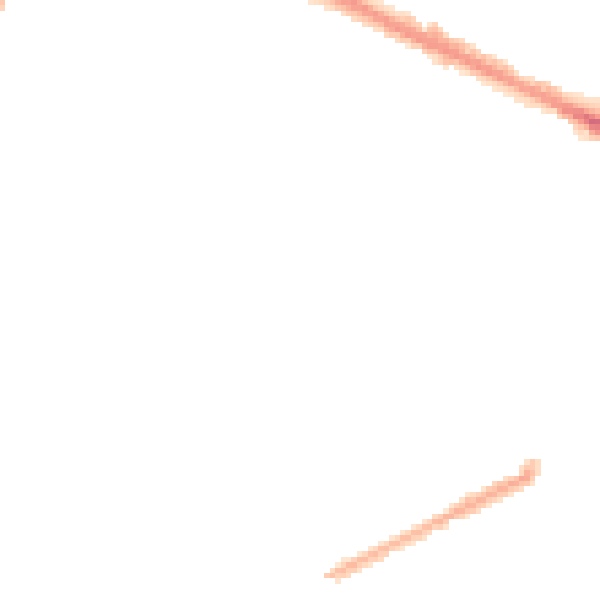 Night-time road noise heatmap for DN32 7LR