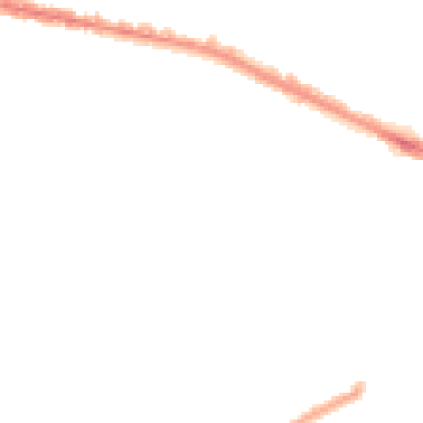 Night-time road noise heatmap for DN32 7NN