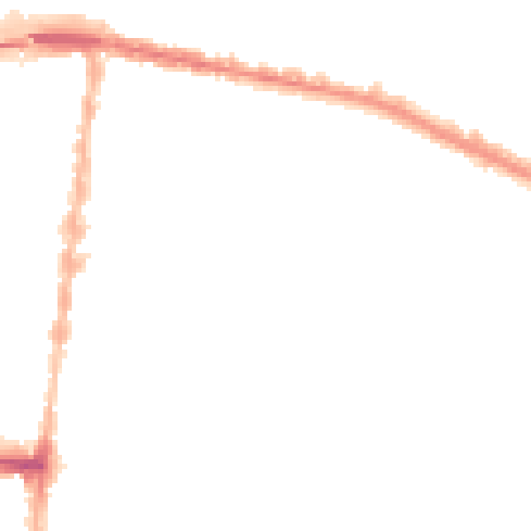 Night-time road noise heatmap for DN32 7QE